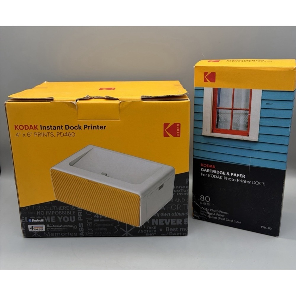 Kodak Instant Dock Photo Printer Bundle (PD460)